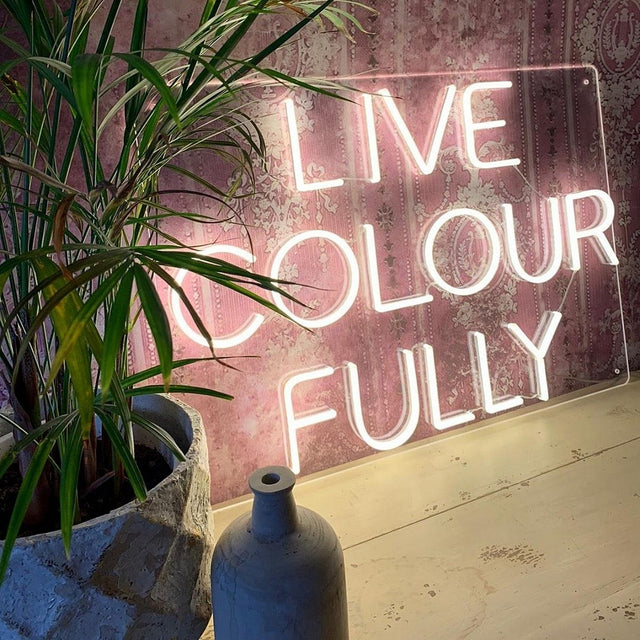 Live Color Fully LED Neon Sign light up sign