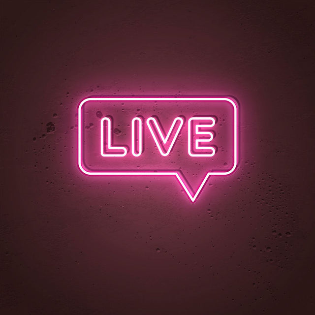 Live LED Neon Sign light up sign