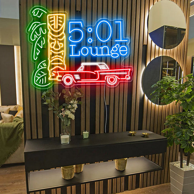 Lounge LED Neon Sign for Bar light up sign