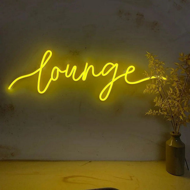 Lounge LED Neon Sign for Business light up sign