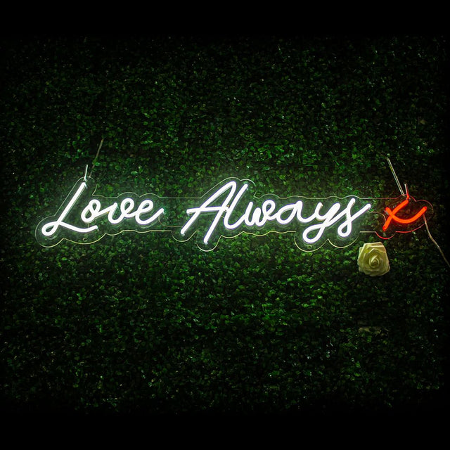Love Always LED Neon Sign for Wedding light up sign
