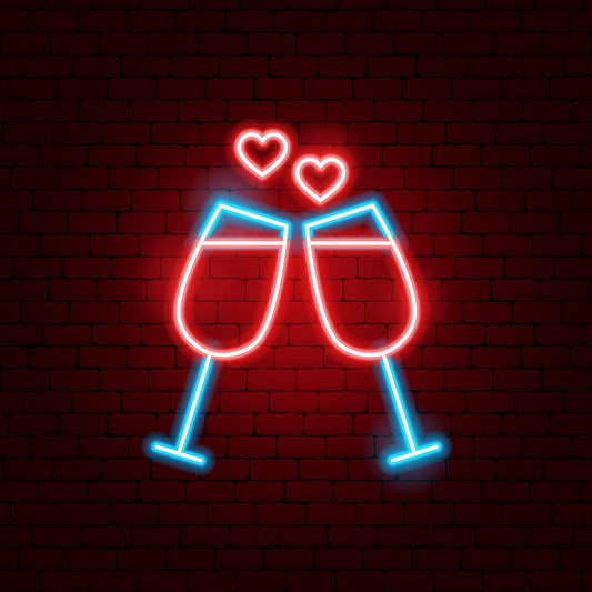 Love Drinks Neon Sign