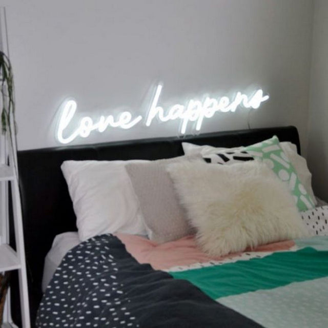 Love Happens LED Neon Sign for Wedding light up sign