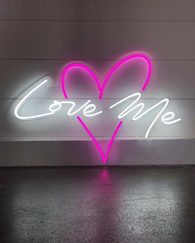 Love Me LED Neon Sign for Wedding light up sign