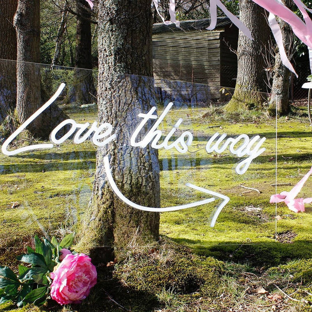 Love This Way LED Neon Sign for Wedding light up sign