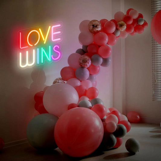 Love Wins Neon Sign