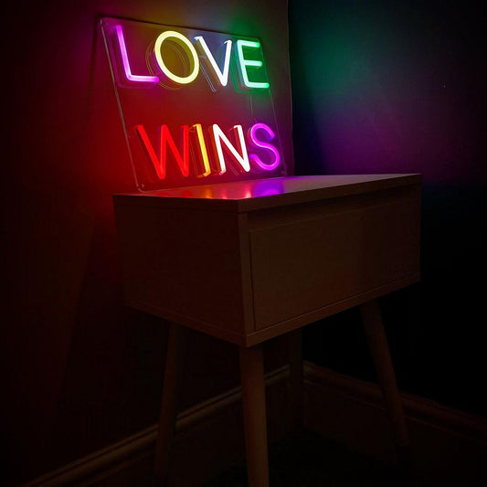 Love Wins Neon Sign