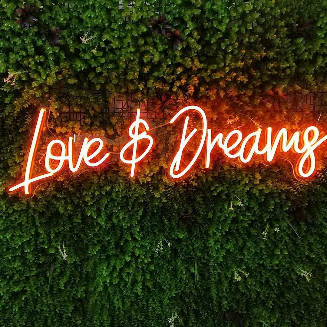 Love and Dreams Neon Sign