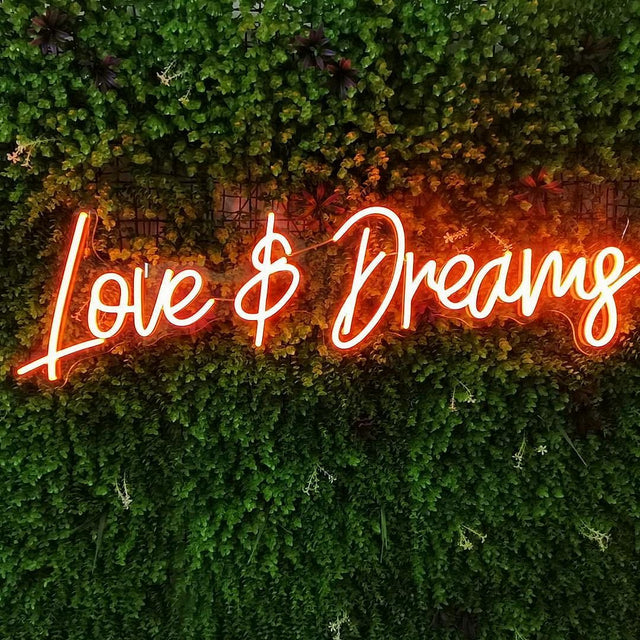 Love and Dreams LED Neon Sign light up sign