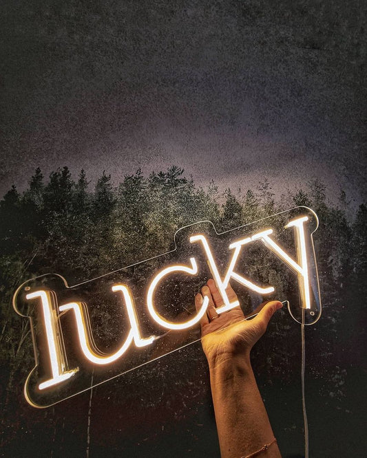 Lucky Neon Sign