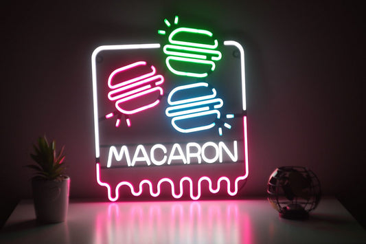 Macaron Dessert Neon Sign