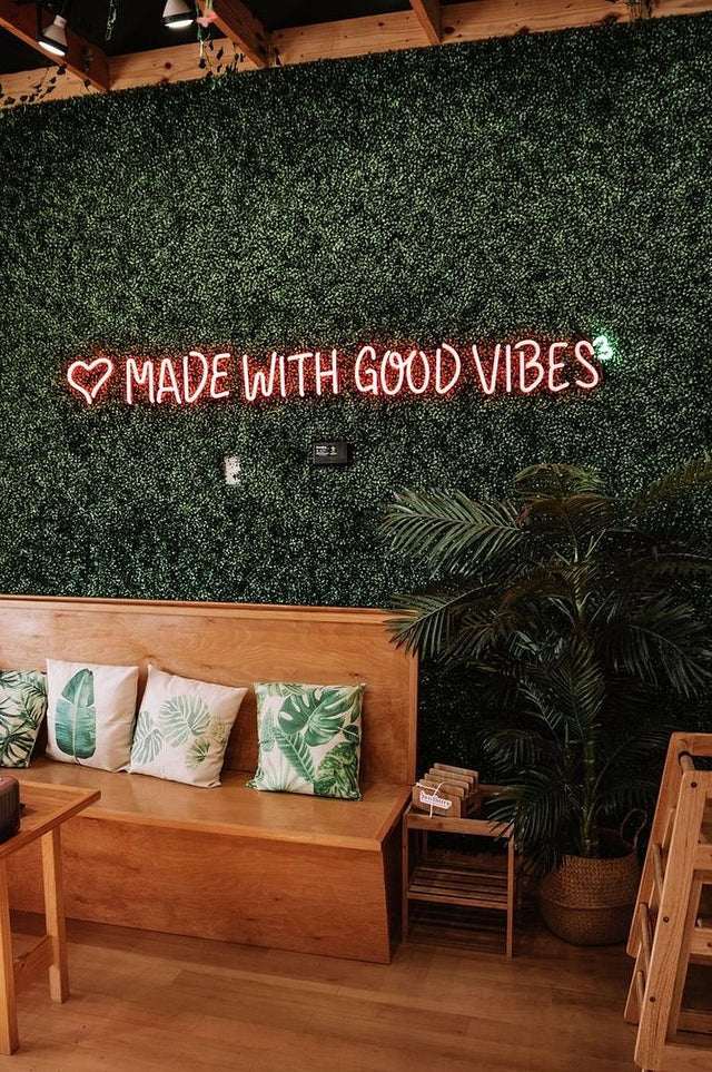 Made with Good Vibes LED Neon Sign light up sign