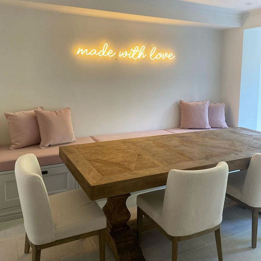 Made with Love Neon Sign