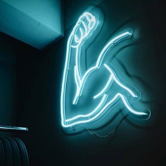 Man Arm Muscles Neon Sign