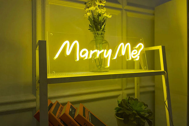 Marry Me LED Neon Sign light up sign