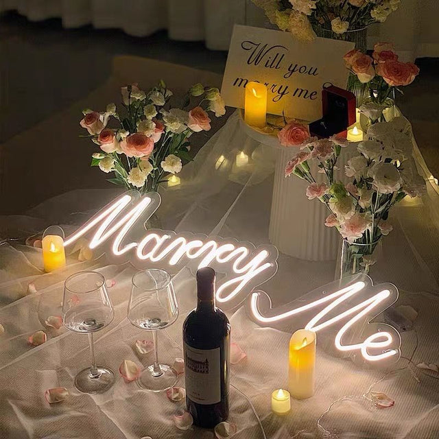 Marry Me LED Neon Sign light up sign