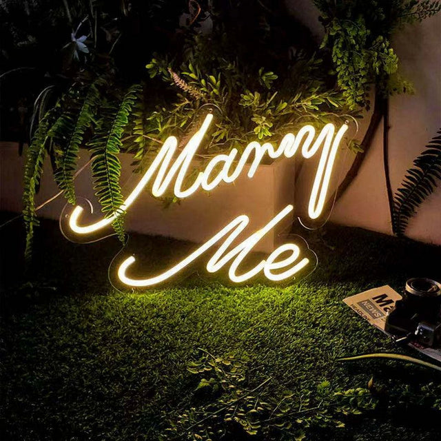 Marry Me LED Neon Sign light up sign