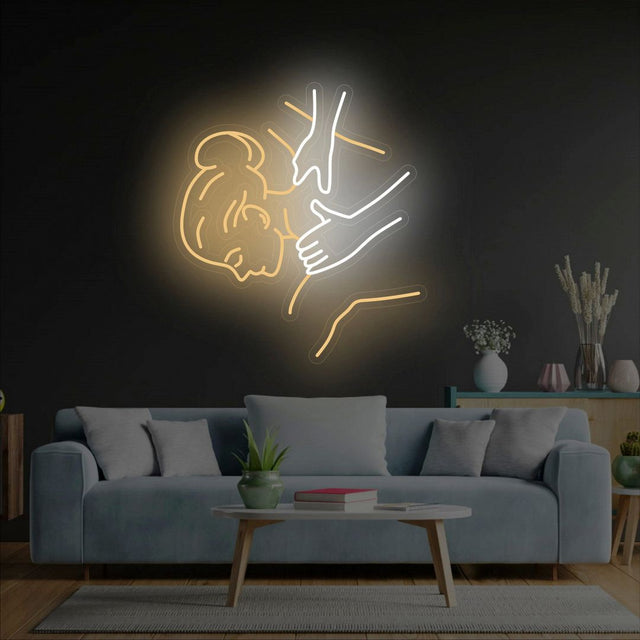 Massage LED Neon Sign for Storefront light up sign