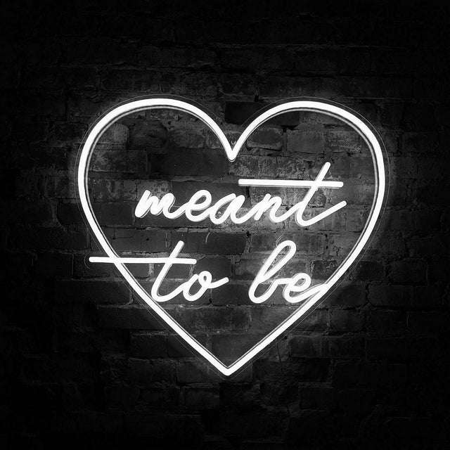 Meant to Be LED Neon Sign for Wedding light up sign