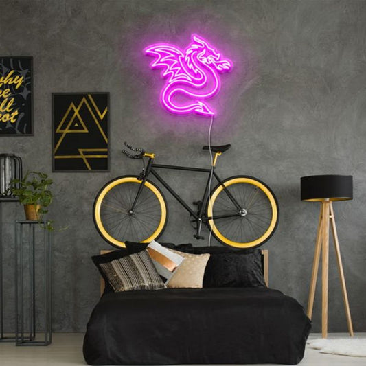 Medieval Dragon Neon Sign