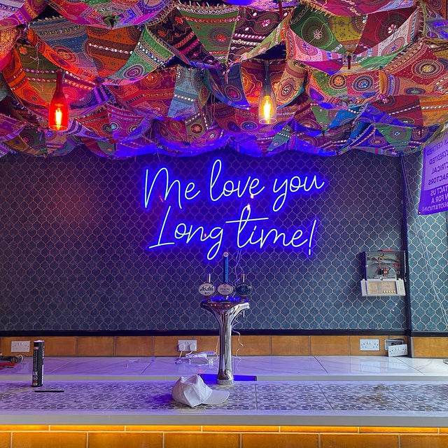 Me Love You Long Time LED Neon Sign for Wedding light up sign