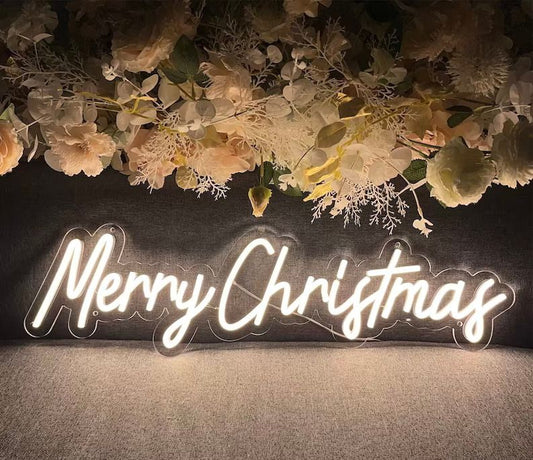 Merry Christmas Neon Sign