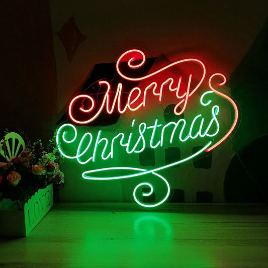 Merry Christmas Neon Sign