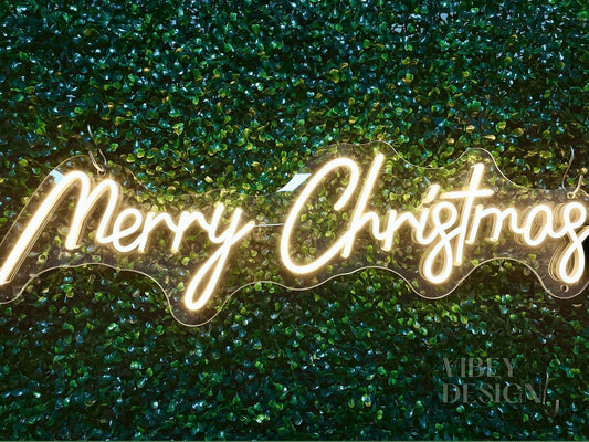 Merry Christmas Neon Sign