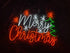 Merry Christmas with Stars and Tree Neon Sign