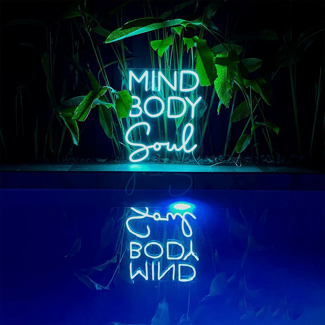 Mind Body Soul Neon Sign