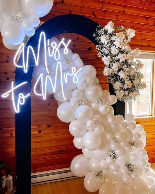 Miss to Mrs Bridal Shower Neon Sign
