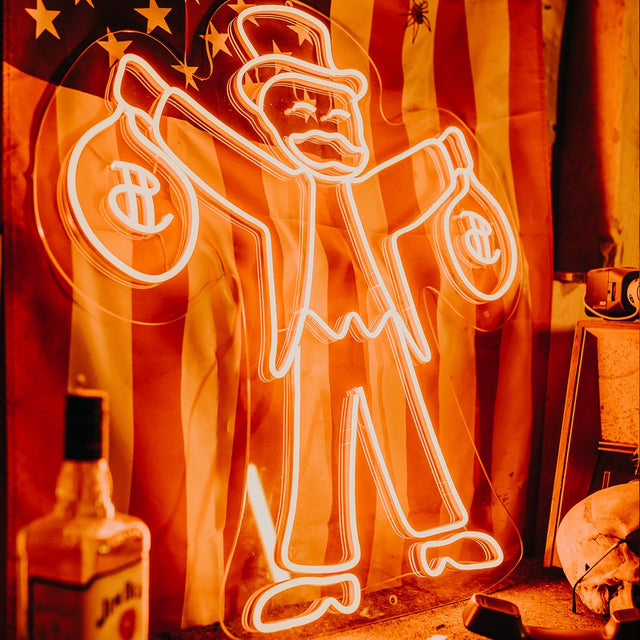 Monopoly Man Money LED Neon Sign light up sign