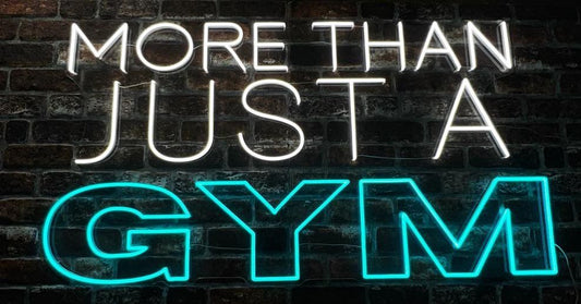 More Than Just a Gym Neon Signs, Neon Lights, LED Neon Signs for Room, Bars Light Up Signs, Cool Neon Light Signs, Neon Wall Lights