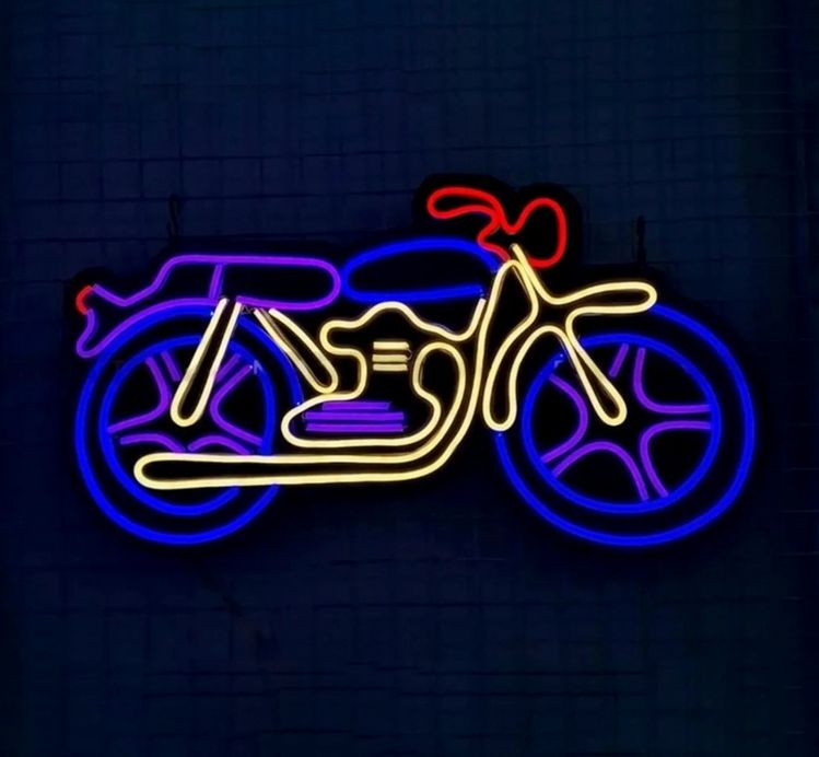 Motorcycle Neon Sign