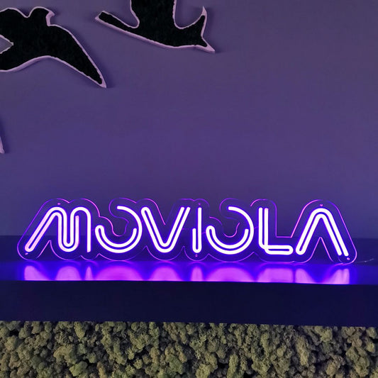 Moviola Italian Neon Sign