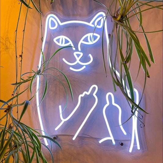 Mr. Bad Cat Neon Sign