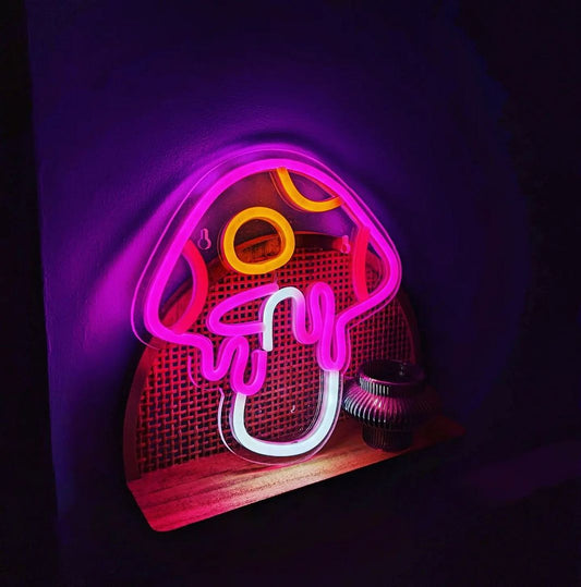 Mushroom Neon Sign
