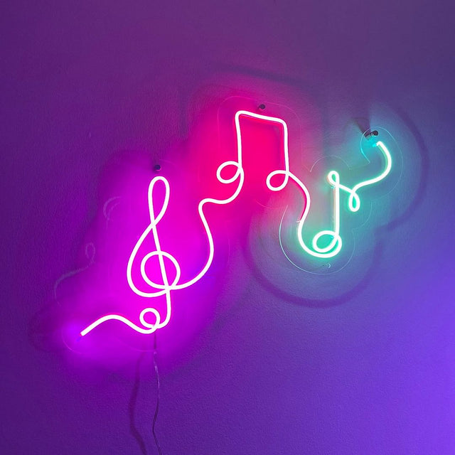 Music Flow LED Neon Sign for Salon light up sign