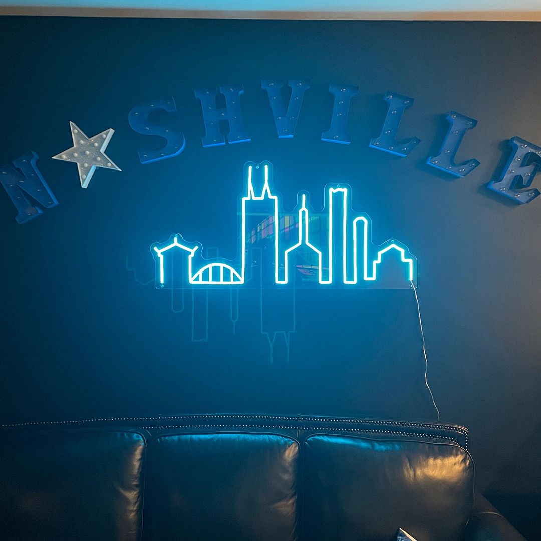 Nashville Skyline Neon Sign