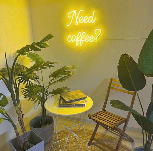 Need Coffee Neon Sign
