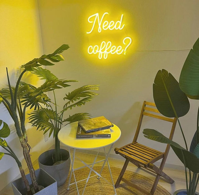 Need Coffee LED Neon Sign for Bar light up sign
