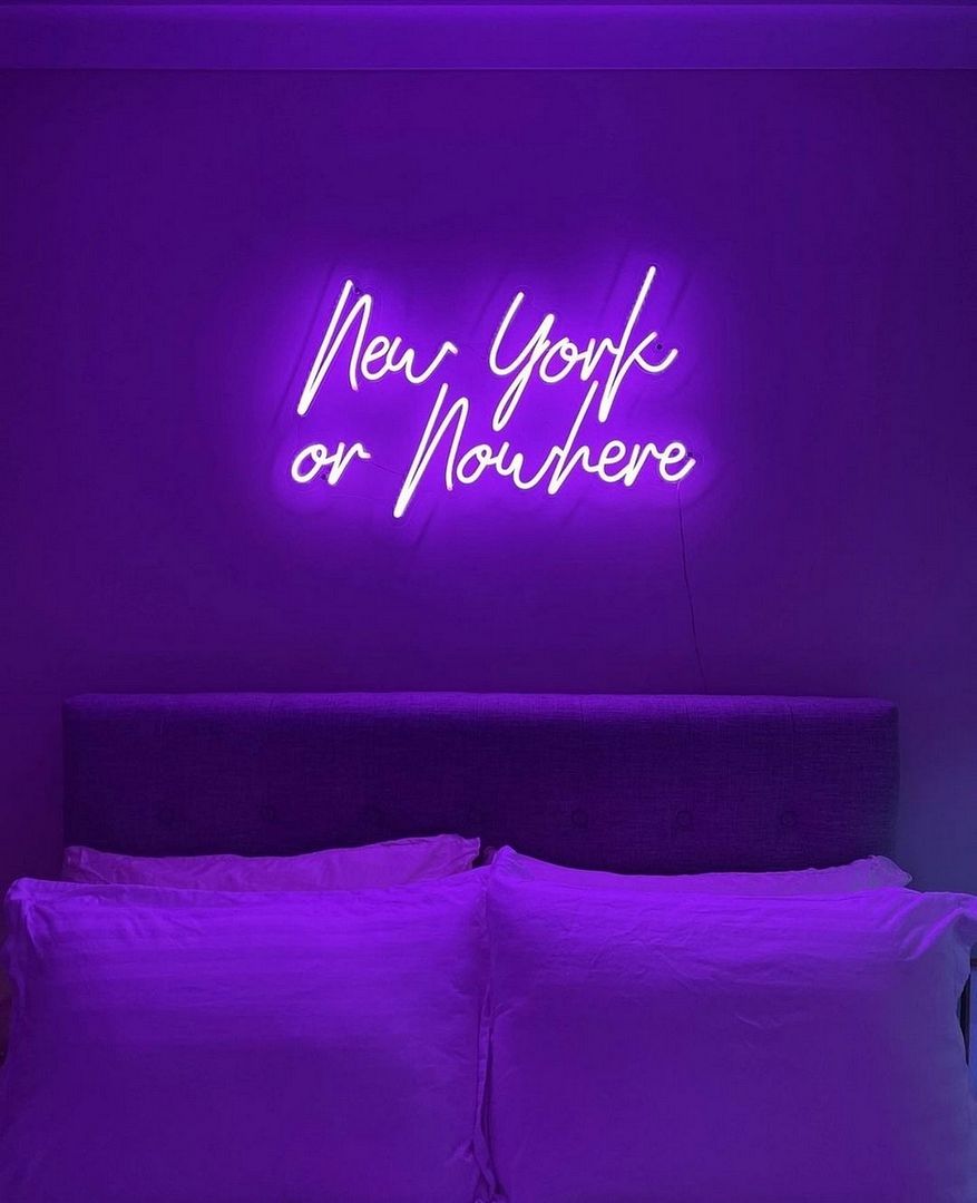 New York or Nowhere Neon Sign