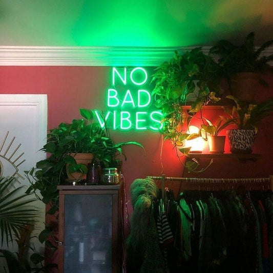 No Bad Vibes Neon Sign