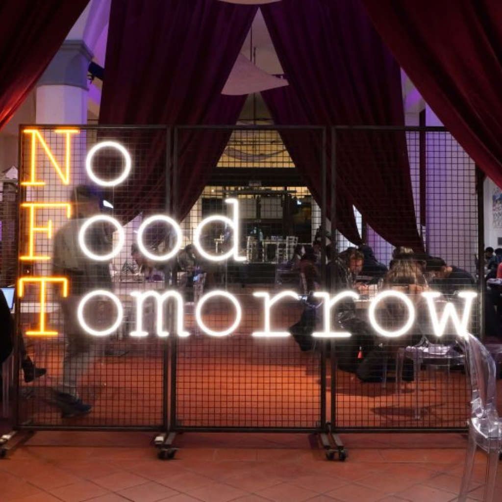 No Food Tomorrow Neon Sign