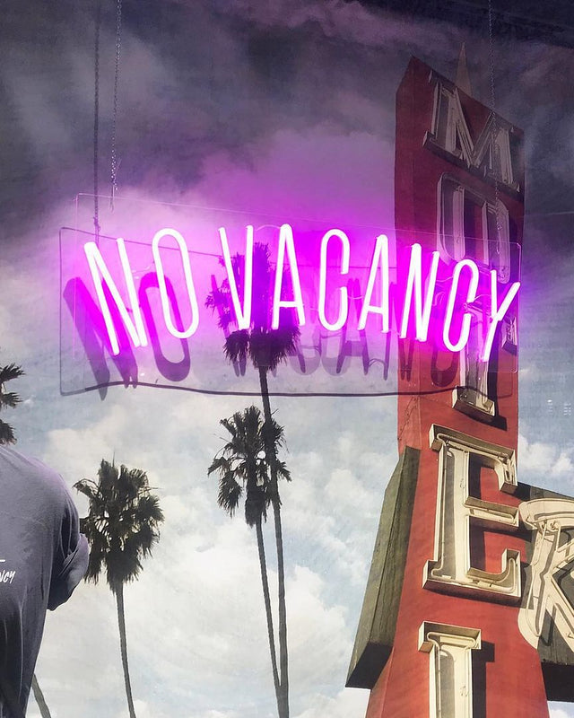 No Vacancy LED Neon Sign for Salon light up sign