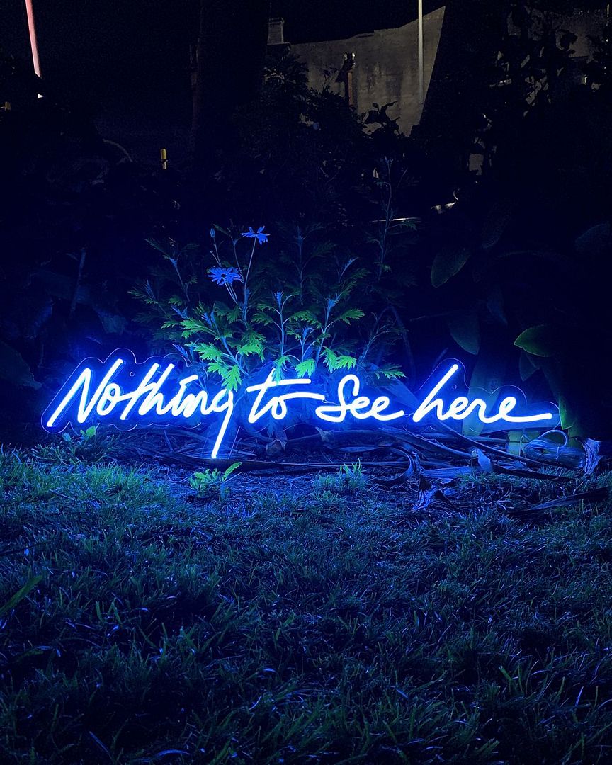 Nothing to See Here Neon Sign