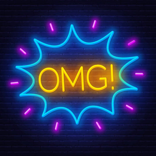 OMG Neon Sign