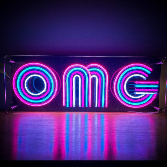 OMG Neon Sign