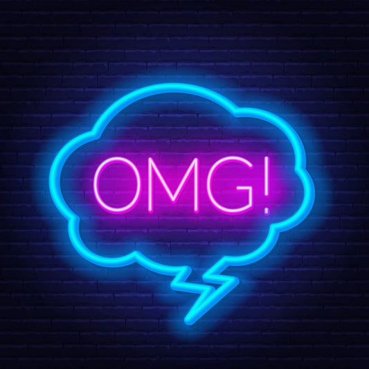 OMG Phrase Neon Sign