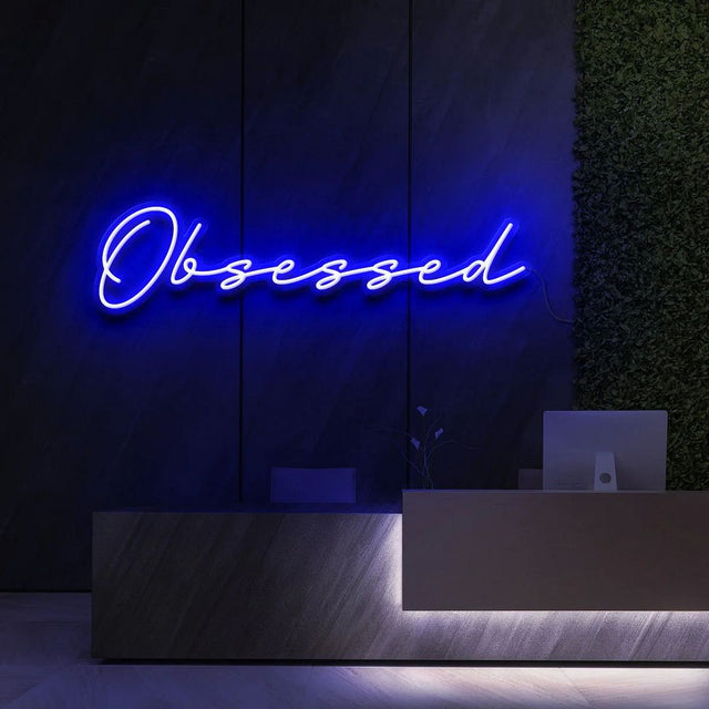 Obsessed LED Neon Sign for Salon light up sign